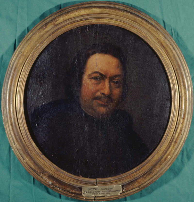 anonymous-1845-presumed-portrait-of-honore-de-balzac-1799-1850-writer-art-print-fine-art-reproduction-wall-art