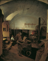 franz-eybl-1847-det-indvendige-af-en-smedje-kunsttryk-fine-art-reproduktion-vægkunst-id-aitskpxbm