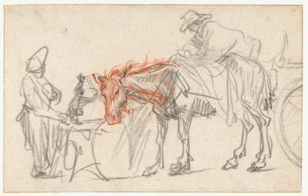 rembrandt-van-rijn-1637-two-horses-at-a-halting-place-art-print-fine-art-reproduction-wall-art-id-aitudbjxb