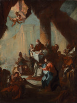 弗朗茨·安東·莫爾伯特奇-1750-聖烏爾里希維也納聖殿中基督的展示研究-藝術印刷-美術複製品-牆藝術-id-aiu25xl4b