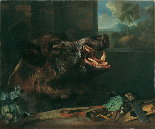 johann-georg-de-hamilton-1718-boar-still-life-art-print-fine-art-reproduction-wall-art-id-aiub2b9v4