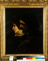 gustave-courbet-1844-国家的恋人在青年时期的艺术打印精美的艺术复制品墙上的艺术
