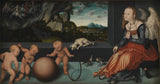 lucas-cranach-den-ældste-1532-melankoli-kunsttryk-fin-kunst-reproduktion-vægkunst-id-aixgj3gd1