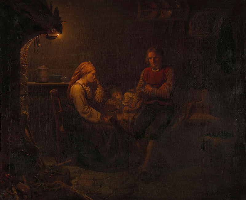 adolph-tidemand-1851-the-sick-child-art-print-fine-art-reproduction-wall-art-id-aixxkp8t9