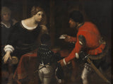 джузеппе-калетті-16-го століття-катерина-корнаро-королева-кіпру-отримання-листа-від-ради-художнього друку