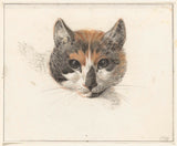 जीन-बर्नार्ड-1819-सामने-से-कैलिको-बिल्ली का सिर-खुली-आँखों के साथ-कला-प्रिंट-ललित-कला-पुनरुत्पादन-दीवार-कला-आईडी-एआईवाईडीजीपी7वी8