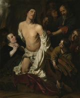 Саломон-де-Браи-1652-мучеништво-светог-Лоренса-уметност-штампа-ликовна-репродукција-зид-уметност-ид-аиик1озве