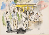 Jules-Pascin-1916-southern-scene-art-print-riproduzione-d'arte-wall-art-id-aiytwwgcp