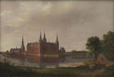 Йохан-християнин-Дал-1817-Frederiksborg-замък-арт-печат-фино арт-репродукция стена-арт-ID-aiz2nzp2f