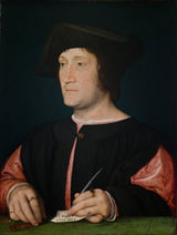让·克鲁伊（Jean-Clouet）1522年，一位银行家的肖像打印艺术细美术复制品墙上的艺术id aizel2kx5