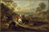 adam-franz-van-der-meulen-1652-shock-lovasság vagy lovasság-csata-művészet-nyomtatás-képzőművészet-reprodukció-fal-művészet