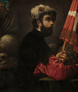 tintoretto-1550-portret-van-'n-man-as-heilige-george-kunsdruk-fynkuns-reproduksie-muurkuns-id-aizz30w2x