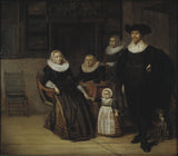 彼得·科德1661肖像的家庭艺术打印精细艺术复制墙艺术id-aj01twyb3
