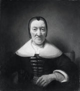 nicolaes-maes-1660-retrato-de-uma-mulher-impressão-de-arte-reprodução-de-fine-arte-arte-de-parede-id-aj26p9ded