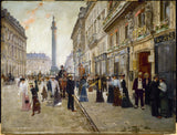 Jean-Beraud-1900-вихід-робітників-дому-Paquin-art-print-fine-art-reproduction-wall-art