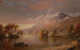 賈斯珀-弗朗西斯-克羅普西-1860-喬治湖藝術印刷品美術複製品牆藝術 ID-aj2v0bmi3