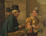 ignace-brice-1827-the-poultryman-art-print-fine-art-reproductie-muurkunst-id-aj35jsif3