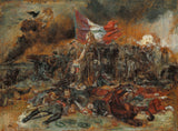 Жан-Луї-Ернест-Мейсон'є-1871-Оборона-паризького мистецтва-друку-образного-художнього-репродукції-стенового мистецтва-id-aj3bkqyhj