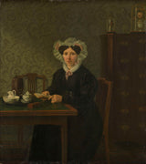 Willem-uppink-1833-女人的肖像艺术打印精美艺术复制品墙艺术id-aj3j6i72o