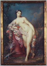Жак-Шарлие-1780-венера-потпрена-на-колона-уметност-печатење-фина-уметност-репродукција-ѕидна уметност