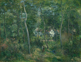 camille-pissarro-1879-kanten-av-skogen-nära-lhermitage-pontoise-konst-tryck-fin-konst-reproduktion-väggkonst-id-aj467ikkc