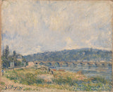 alfred-sisley-1877-sevres-bridge-le-pont-de-sevres-art-print-fine-art-reproducción-wall-art-id-aj47n50h4