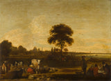 cornelis-saftleven-1660-krajobraz-z-pasterzami-i-bydłem-sztuka-druk-reprodukcja-dzieł sztuki-ścienna-id-aj4liwbc7