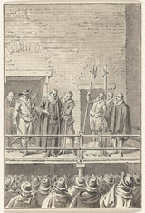 雅各布斯-购买-1780-约翰-范-巴内维尔德-从艺术印刷品美术复制品墙艺术ID-aj4u57yke的脚手架上讲话