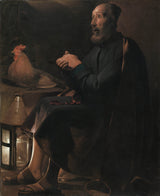 georges-de-la-tur-1645-saint-peter-tövbə edən-art-çap-incə-sənət-reproduksiya-divar-art-id-aj54ma598
