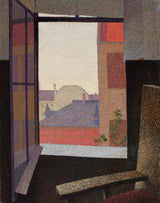 Arthur-Segal-1930-view-from-the-okná-art-print-fine-art-reprodukčnej-wall-art-id-aj6nwx6l1