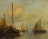 antonie-waldorp-1840-bateaux-de-peche-sur-eau-calme-impression-d'art-reproduction-d'art-mur-art-id-aj6otpou9