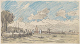 阿道夫·勒孔特-1860-鎮海濱藝術印刷精美藝術複製品牆壁藝術 id-aj8jdj2kq