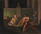 克里斯托弗·威廉·埃克斯堡（Christoffer-Wilhelm-eckersberg）1812-《尤利西斯》场景的归来---《尤利西斯》的艺术印刷品细腻的艺术复制品-壁画-艺术-id-aj8tew8y8