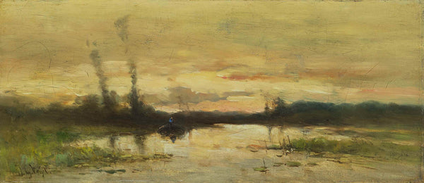 johannes-gijsbert-vogel-1880-scenery-along-the-canal-in-hilversum-art-print-fine-art-reproduction-wall-art-id-ajasznd8j