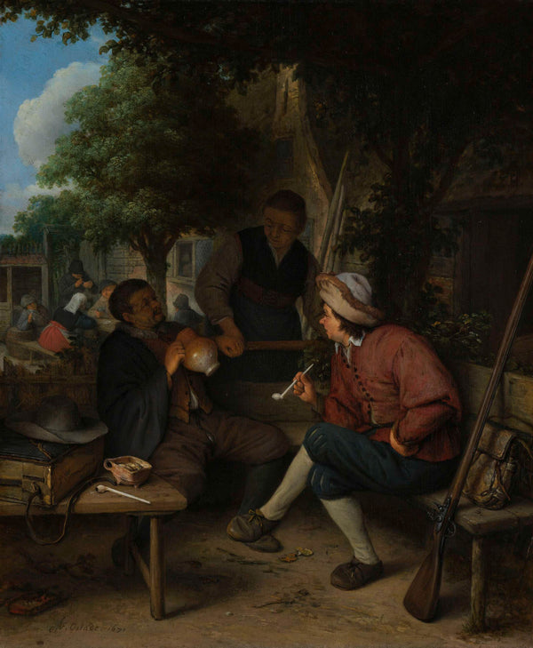 adriaen-van-ostade-1671-travellers-at-rest-art-print-fine-art-reproduction-wall-art-id-ajcidbu9j