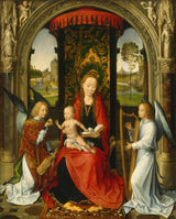 ჰანს-მემლინგი-1479-მადონა-და-ბავშვი-ანგელოზებთან-ხელოვნება-ბეჭდვა-fine-art-reproduction-wall-art-id-ajcxorqfj