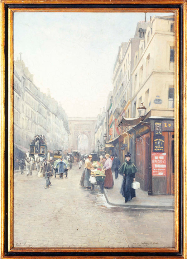 emile-cambiaggio-1898-rue-du-faubourg-saint-denis-art-print-fine-art-reproduction-wall-art
