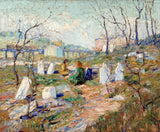 歐內斯特·勞森-1912-墓地-藝術-印刷-美術-複製-牆-藝術-id-ajek8tw4c