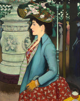 louis-anquetin-1888-elegantna-ženska-na-elizejskem-montmartru-elegantna-na-elizejskem-montmartru-umetniški-tisk-lepe-umetniške-reprodukcije-stenska-umetnost-id-ajfhds3py