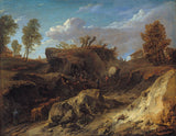 Cornelis-huysmans-1705-空心路藝術印刷精美藝術複製牆藝術 id-ajft05952