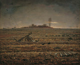 讓-弗朗索瓦-米勒-1862-夏伊平原與耙犁藝術印刷品美術複製品牆藝術 id-ajg7lf4bw