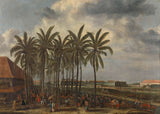 andries-beeckman-1661-die-kasteel-van-batavia-kunsdruk-fyn-kuns-reproduksie-muurkuns-id-ajg9vgx0v