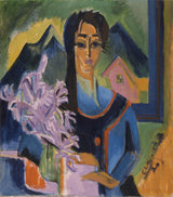 恩斯特·路德维希·基希纳1922年周日在阿尔卑斯山艺术版画精美的艺术复制品墙上艺术idajh0m19cy
