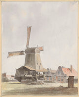 hendrik-abraham-klinkhamer-1845-sawmill-art-print-fine-art-reproduction-wall-art-id-ajh59tg4e