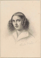 Adele-Kindt-1814-selv portrett-of-Marie-Adelaide-Kindt-art-print-kunst--gjengivelse-vegg-art-id-ajich9vxb