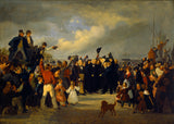 fritz-westphal-1841-die-ontvangs-van-thorvaldsen-op-toldboden-in-kopenhagen-die-17de-september-1838-kunsdruk-fynkuns-reproduksie-muurkuns-id-ajixztur2