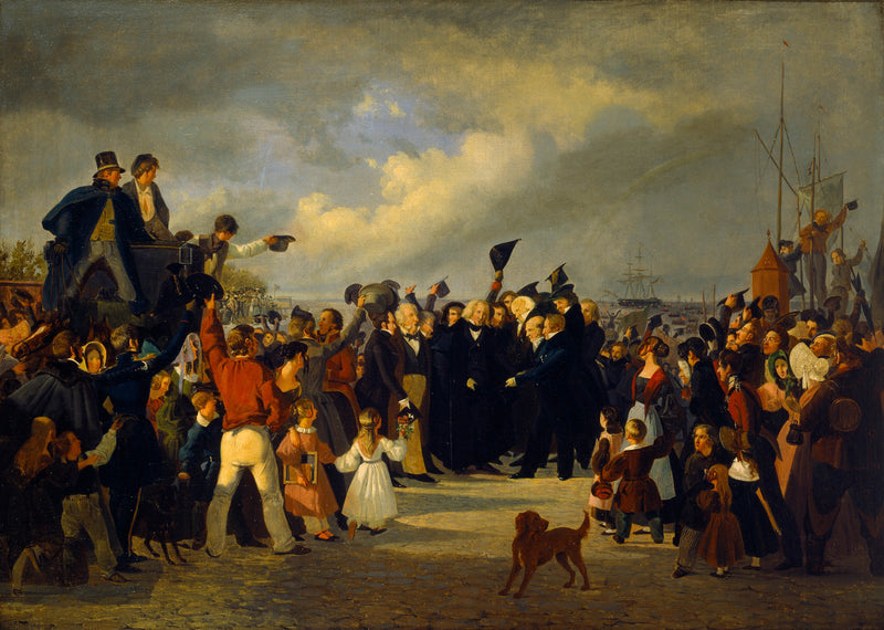 fritz-westphal-1841-the-reception-of-thorvaldsen-on-toldboden-in-copenhagen-the-17th-of-september-1838-art-print-fine-art-reproduction-wall-art-id-ajixztur2