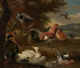 melchior-d-hondecoeter-1680-雞和鴨-藝術印刷-精美藝術複製品-牆藝術-id-ajiyjn76j