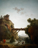 休伯特-羅伯特-1789-神奇的蒂沃利藝術印刷品美術複製品牆藝術 id-ajj0espya