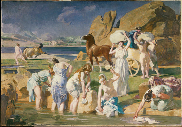 lucien-j-simon-1915-nausicaa-art-print-fine-art-reproduction-wall-art